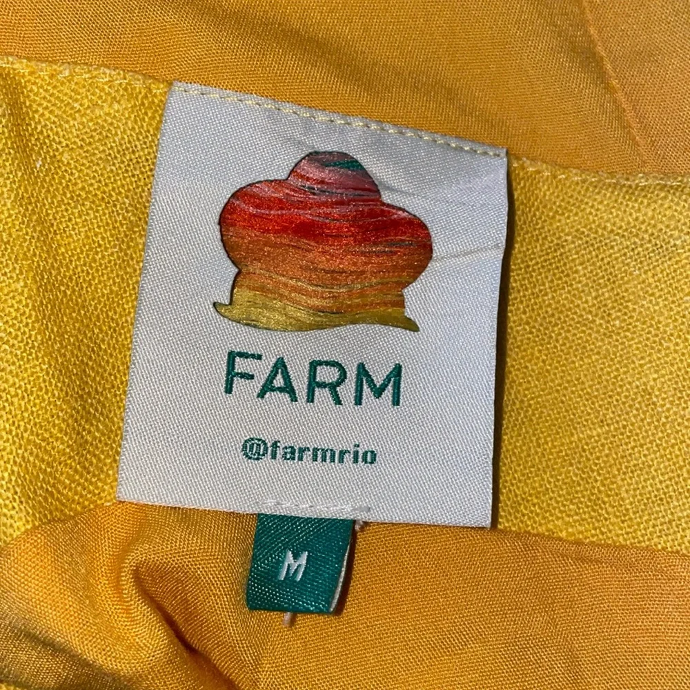 FARM Rio Yellow Tropical Floral Maxi Dress - Picture 10 of 11